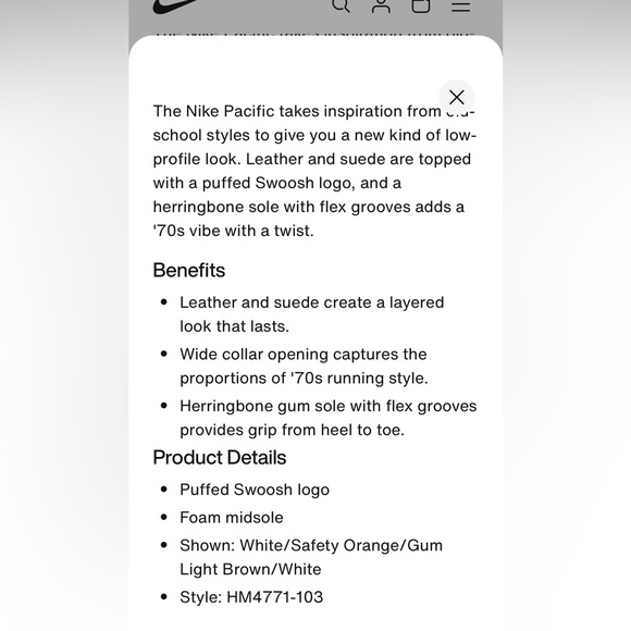 Nike Pacific woman’s White Sneakers in Box - Picture 13 of 13